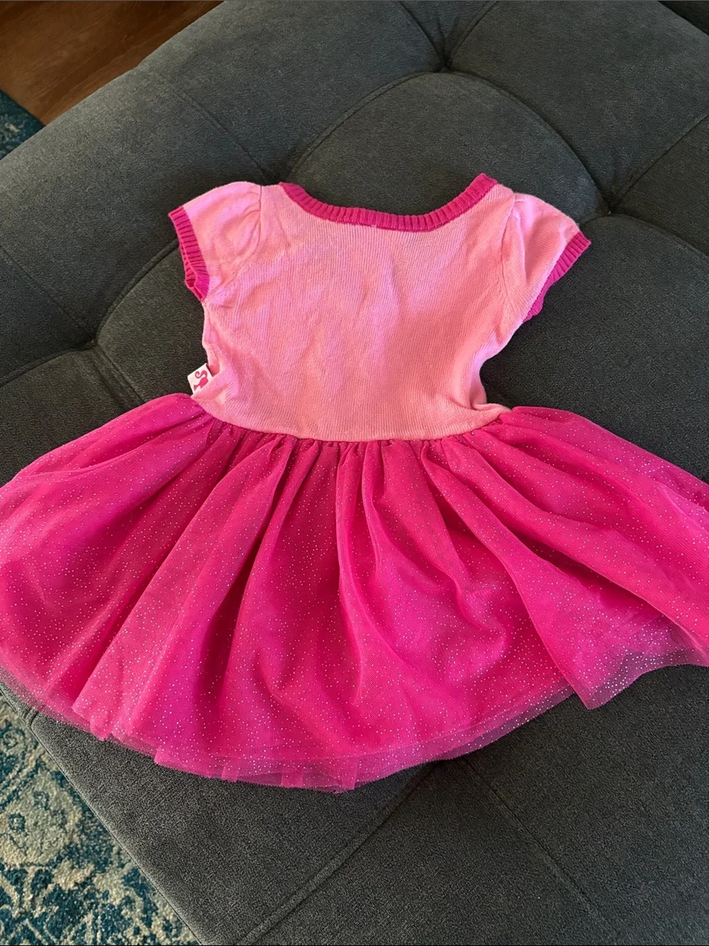 Barbie Hot Pink Glitter Tulle Dress